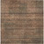 10' X 14' Orange Copper And Brown Striped Washable Indoor Outdoor Area Rug