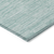 8' X 10' Turquoise Teal Blue And Gray Striped Washable Indoor Outdoor Area Rug