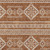 9' X 12' Orange And Ivory Southwestern Washable Indoor Outdoor Area Rug
