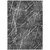 10' X 14' Charcoal Ivory And Gray Abstract Washable Indoor Outdoor Area Rug