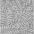 8' X 10' Gray And Light Gray Floral Washable Indoor Outdoor Area Rug