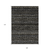 9' X 12' Taupe Charcoal And Gray Striped Washable Indoor Outdoor Area Rug