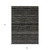 9' X 12' Taupe Charcoal And Gray Striped Washable Indoor Outdoor Area Rug