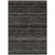 9' X 12' Taupe Charcoal And Gray Striped Washable Indoor Outdoor Area Rug