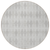 8' Round Gray Round Geometric Washable Non Skid Indoor Outdoor Area Rug