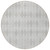 8' Round Gray Round Geometric Washable Non Skid Indoor Outdoor Area Rug Transitional Style - Gray Color