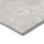 8' Round Ivory Round Abstract Washable Non Skid Indoor Outdoor Area Rug