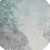 8' Pale Aqua And Gray Round Abstract Washable Indoor Outdoor Area Rug