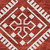 8' X 10' Red And Ivory Southwestern Washable Indoor Outdoor Area Rug