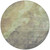 8' Artichoke Green And Taupe Round Abstract Washable Indoor Outdoor Area Rug