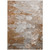 9' X 12' Terra Cotta Gray And Silver Abstract Washable Indoor Outdoor Area Rug