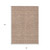 8' X 10' Brown And Beige Geometric Washable Indoor Outdoor Area Rug - 608219379957