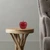 11" Red Aluminum Decorative Apple Tabletop Sculpture