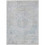 8' X 10' Beige And Blue Medallion Washable Indoor Outdoor Area Rug