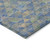 8' X 10' Sky Blue And Gray Geometric Washable Indoor Outdoor Area Rug