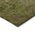 9' X 12' Green Abstract Washable Indoor Outdoor Area Rug
