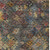 9' X 12' Gray Green And Terra Cotta Floral Washable Indoor Outdoor Area Rug