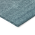 9' X 12' Teal Blue Gray And Charcoal Ombre Washable Indoor Outdoor Area Rug