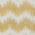 8' X 10' Gold And Ivory Chevron Washable Indoor Outdoor Area Rug
