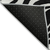 8' Black And Ivory Round Animal Print Washable Indoor Outdoor Area Rug