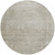 8' Linen And Gray Round Floral Washable Indoor Outdoor Area Rug