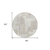 8' Beige Tan And Taupe Round Abstract Washable Indoor Outdoor Area Rug