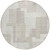 8' Beige Tan And Taupe Round Abstract Washable Indoor Outdoor Area Rug - Beige, Tan, Taupe