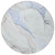 8' Round Ivory Blue and Gray Round Abstract Washable Non Skid Indoor Outdoor Area Rug - Ivory, Blue, Gray