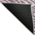 8' X 10' Plum And Ivory Abstract Washable Indoor Outdoor Area Rug