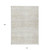 10' X 14' Ivory Beige And Tan Abstract Washable Indoor Outdoor Area Rug - Ivory, Beige, Tan