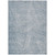 9' X 12' Denim Blue And Ivory Abstract Washable Indoor Outdoor Area Rug - 608219139377
