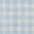 10' X 14' Sky Blue And Gray Plaid Washable Indoor Outdoor Area Rug