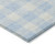 10' X 14' Sky Blue And Gray Plaid Washable Indoor Outdoor Area Rug