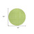 8' Lime Green And Ivory Round Striped Washable Indoor Outdoor Area Rug - Lime Green, Ivory