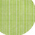 8' Lime Green And Ivory Round Striped Washable Indoor Outdoor Area Rug - Lime Green, Ivory