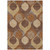 8' X 10' Copper Beige And Taupe Ogee Washable Indoor Outdoor Area Rug
