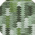 8' Olive Green And Fern Green Round Southwestern Washable Indoor Outdoor Area Rug