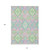 10' X 14' Pink Green And Blue Oriental Washable Indoor Outdoor Area Rug
