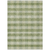 8' X 10' Green And Light Green Plaid Washable Indoor Outdoor Area Rug