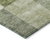 10' X 14' Sage And Fern Green Geometric Washable Indoor Outdoor Area Rug