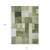 10' X 14' Sage And Fern Green Geometric Washable Indoor Outdoor Area Rug