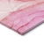 10' X 14' Pink Abstract Washable Non Skid Indoor Outdoor Area Rug