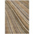 9' X 12' Taupe Beige And Brown Striped Washable Indoor Outdoor Area Rug
