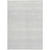 10' X 14' Silver And Gray Striped Washable Indoor Outdoor Area Rug