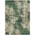 10' X 14' Fern Green And Beige Abstract Washable Indoor Outdoor Area Rug - 880016643442