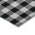 8' X 10' Black Gray And Ivory Plaid Washable Indoor Outdoor Area Rug