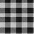 8' X 10' Black Gray And Ivory Plaid Washable Indoor Outdoor Area Rug