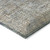 8' Taupe And Ivory Round Abstract Washable Indoor Outdoor Area Rug - Taupe, Ivory