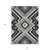 10' X 14' Black Gray And Ivory Tribal Washable Indoor Outdoor Area Rug