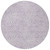 8' Lavender And Ivory Round Abstract Washable Indoor Outdoor Area Rug